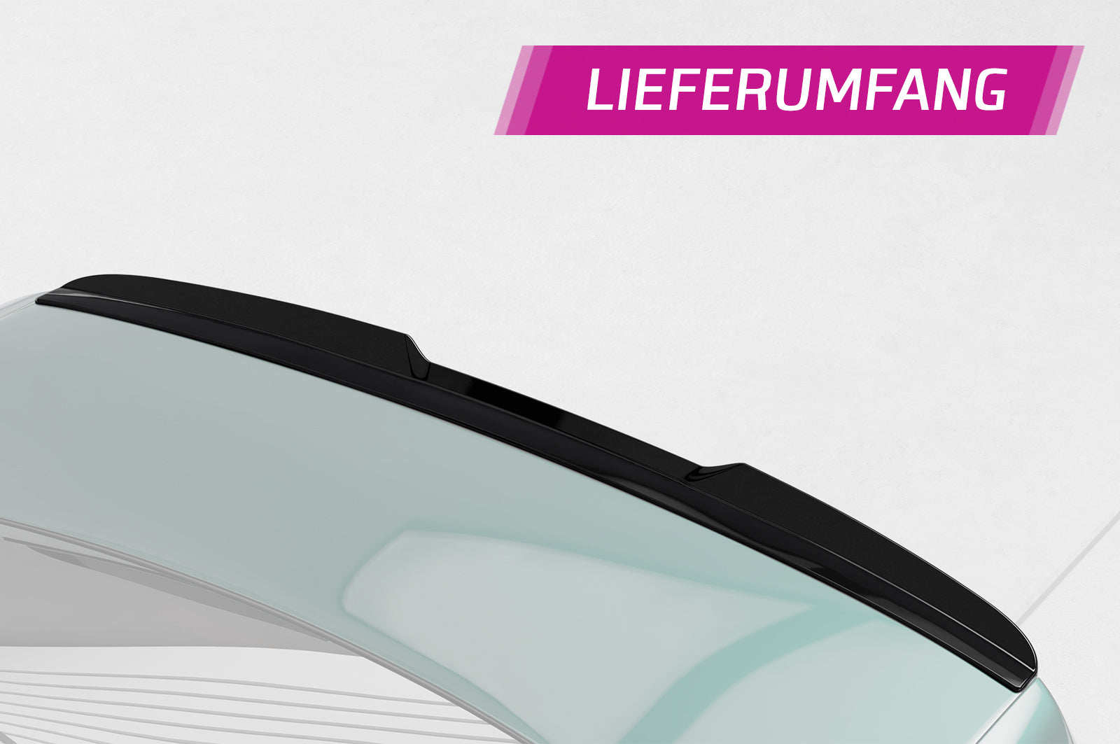 CSR Heckspoiler | Heckflügel mit ABE für BMW 5er E39 Limousine HF913-C Carbon Look Hochglanz (keine Lackierung erforderlich)