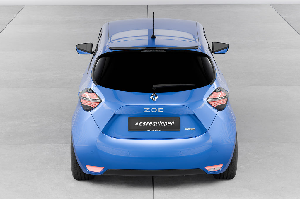 CSR Heckspoiler | Heckflügel mit ABE für Renault Zoe HF915-S Strukturiert schwarz matt (keine Lackierung erforderlich)