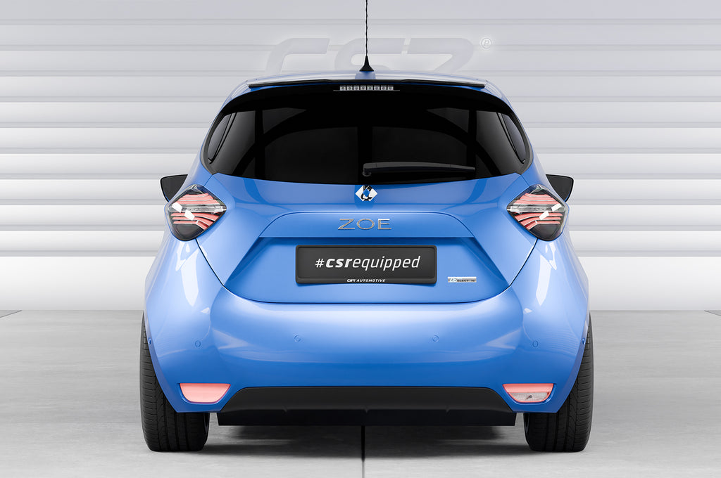 CSR Heckspoiler | Heckflügel mit ABE für Renault Zoe HF915-S Strukturiert schwarz matt (keine Lackierung erforderlich)