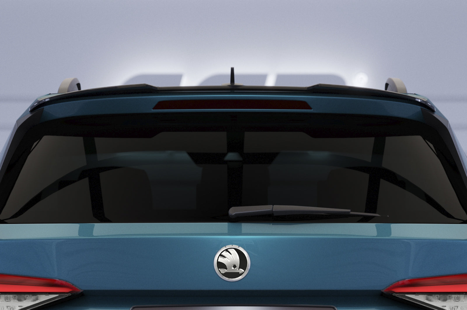 CSR Heckspoiler | Heckflügel mit ABE für Skoda Kodiaq HF916-C Carbon Look Hochglanz (keine Lackierung erforderlich)