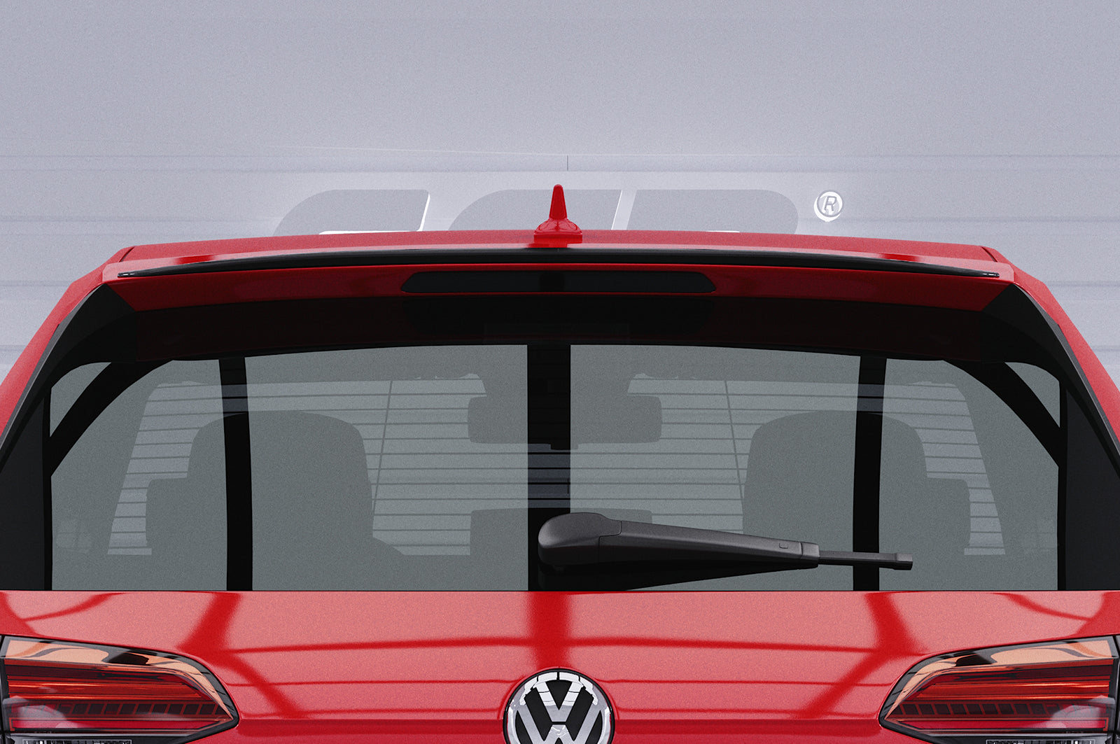 CSR Heckspoiler | Heckflügel mit ABE für VW Golf 7 (Typ AU) GTI, GTD, GTE, R, R-Line HF918-L Unlackiert roh (Lackierung erforderlich)