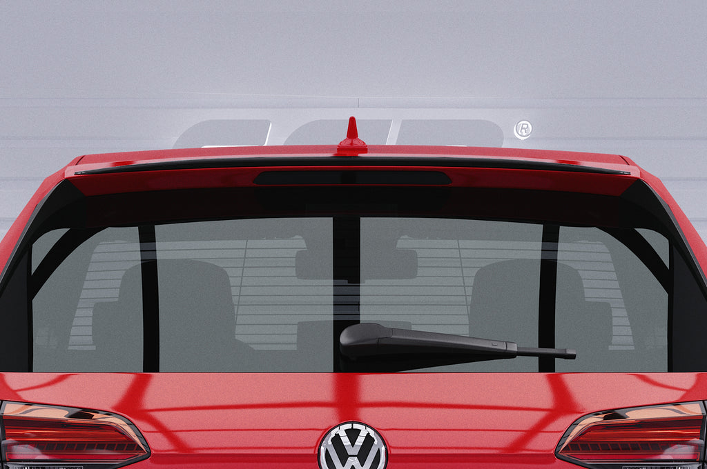 CSR Heckspoiler | Heckflügel mit ABE für VW Golf 7 (Typ AU) GTI, GTD, GTE, R, R-Line HF918-C Carbon Look Hochglanz (keine Lackierung erforderlich)