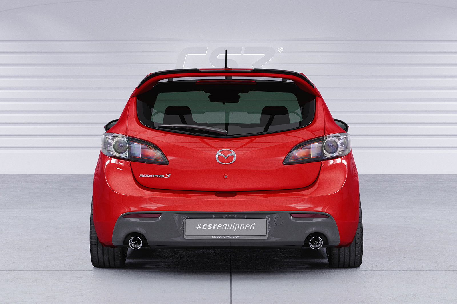 CSR Heckspoiler | Heckflügel mit ABE für Mazda 3 (Typ BL) MPS HF920