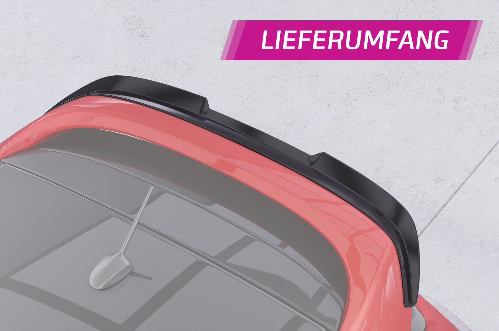 CSR Heckspoiler | Heckflügel mit ABE für Mazda 3 (Typ BL) MPS HF920