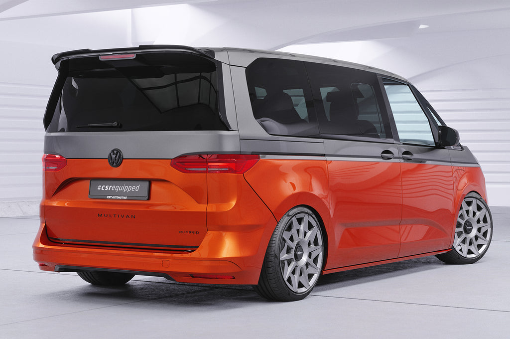 CSR Heckspoiler | Heckflügel mit ABE für VW T7 Multivan HF925-G Glossy schwarz Hochglanz (keine Lackierung erforderlich)