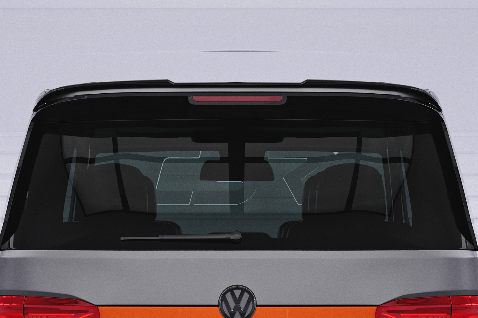 CSR Heckspoiler | Heckflügel mit ABE für VW T7 Multivan HF925-L Unlackiert roh (Lackierung erforderlich)
