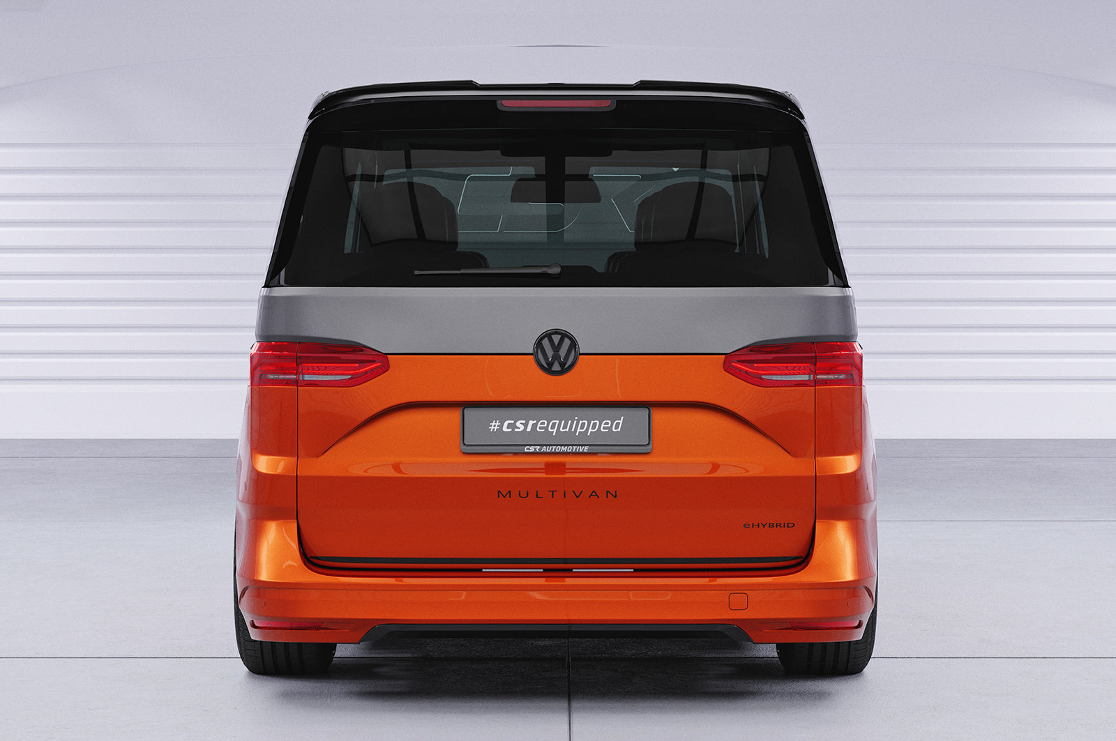 CSR Heckspoiler | Heckflügel mit ABE für VW T7 Multivan HF925-S Strukturiert schwarz matt (keine Lackierung erforderlich)