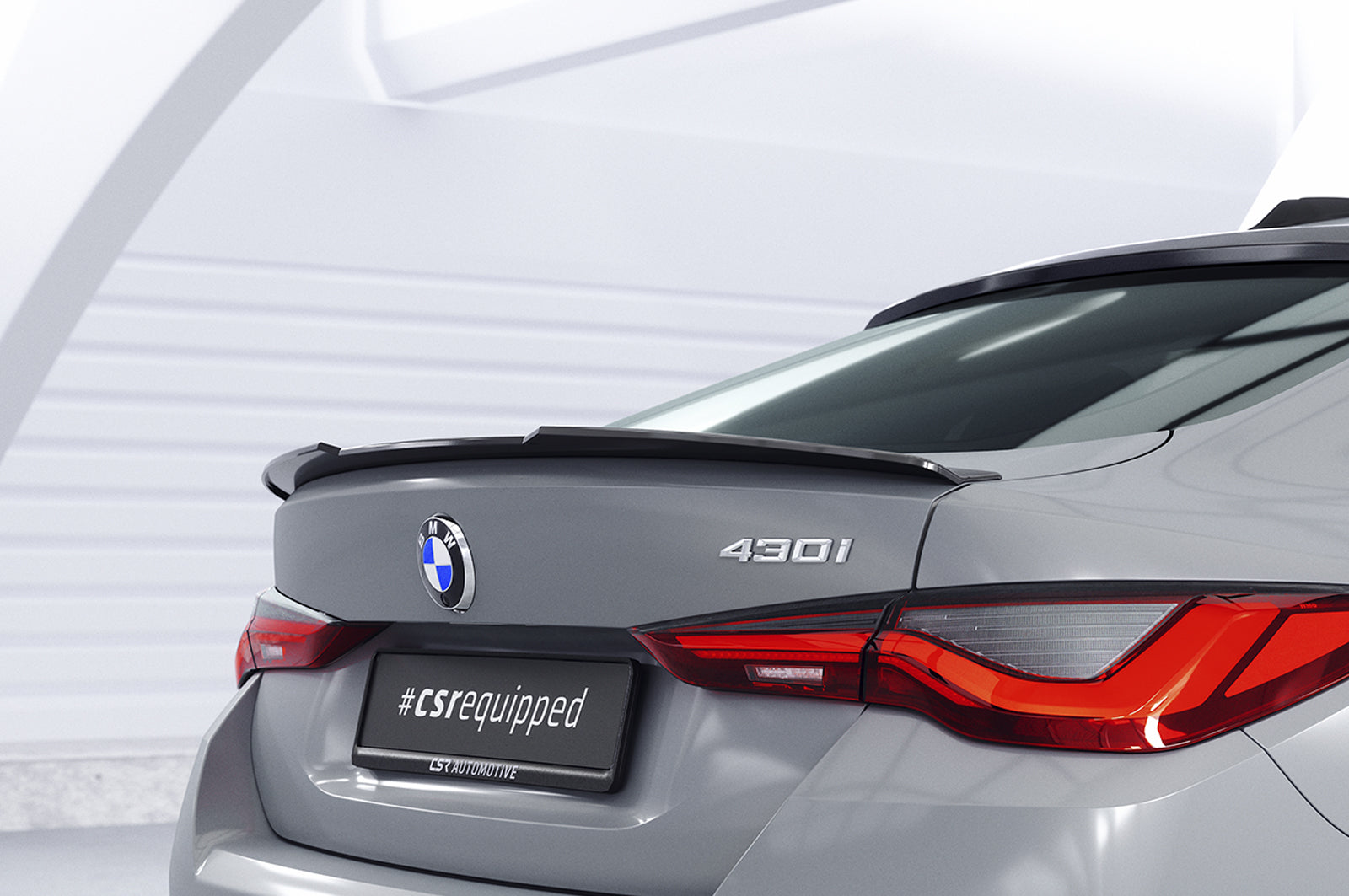 CSR Heckspoiler | Heckflügel mit ABE für BMW 4er / i4 G26 Gran Coupe HF926-G Glossy schwarz Hochglanz (keine Lackierung erforderlich)