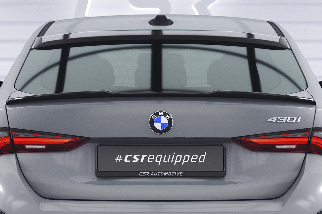 CSR Heckspoiler | Heckflügel mit ABE für BMW 4er / i4 G26 Gran Coupe HF926-C Carbon Look Hochglanz (keine Lackierung erforderlich)