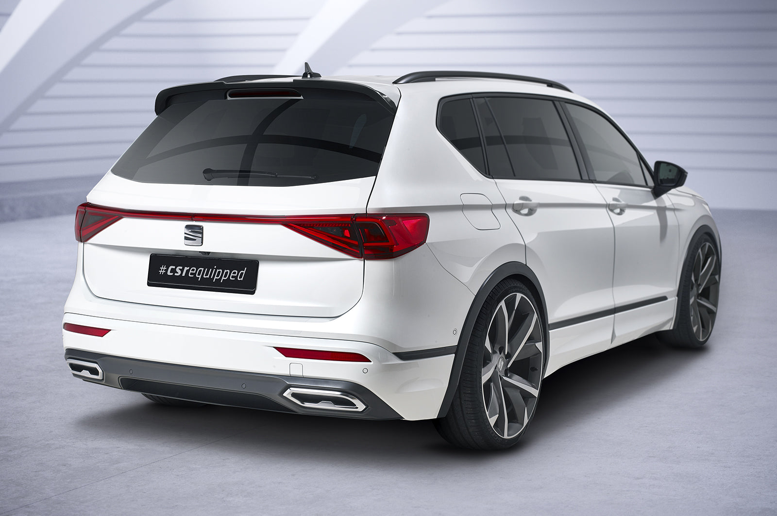 CSR Heckspoiler | Heckflügel mit ABE für Seat Tarraco FR HF927-L Unlackiert roh (Lackierung erforderlich)