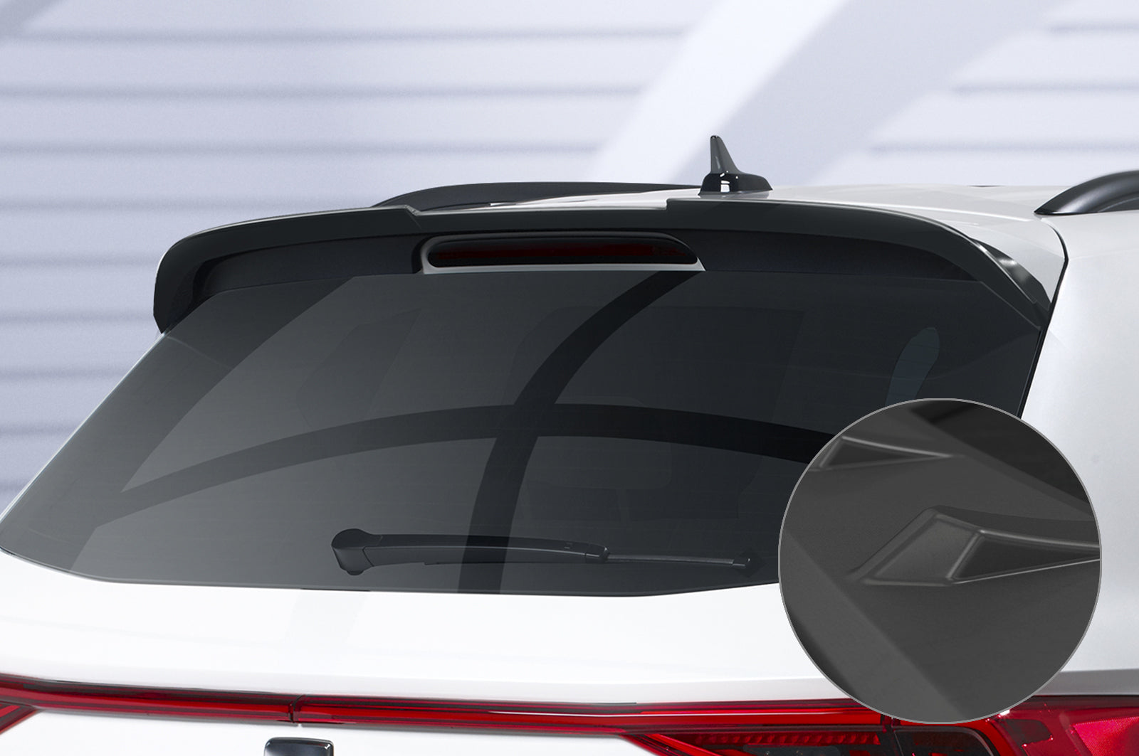 CSR Heckspoiler | Heckflügel mit ABE für Seat Tarraco FR HF927-L Unlackiert roh (Lackierung erforderlich)