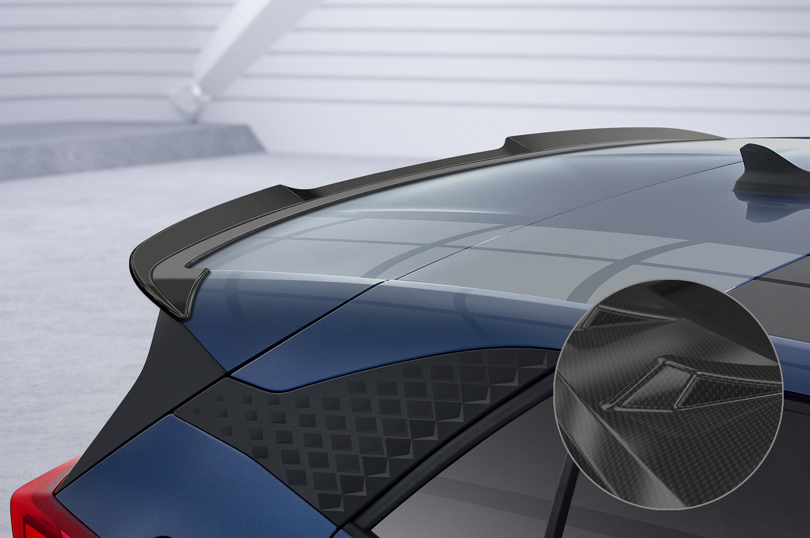 CSR Heckspoiler | Heckflügel mit ABE für Cupra Born HF928-C Carbon Look Hochglanz (keine Lackierung erforderlich)