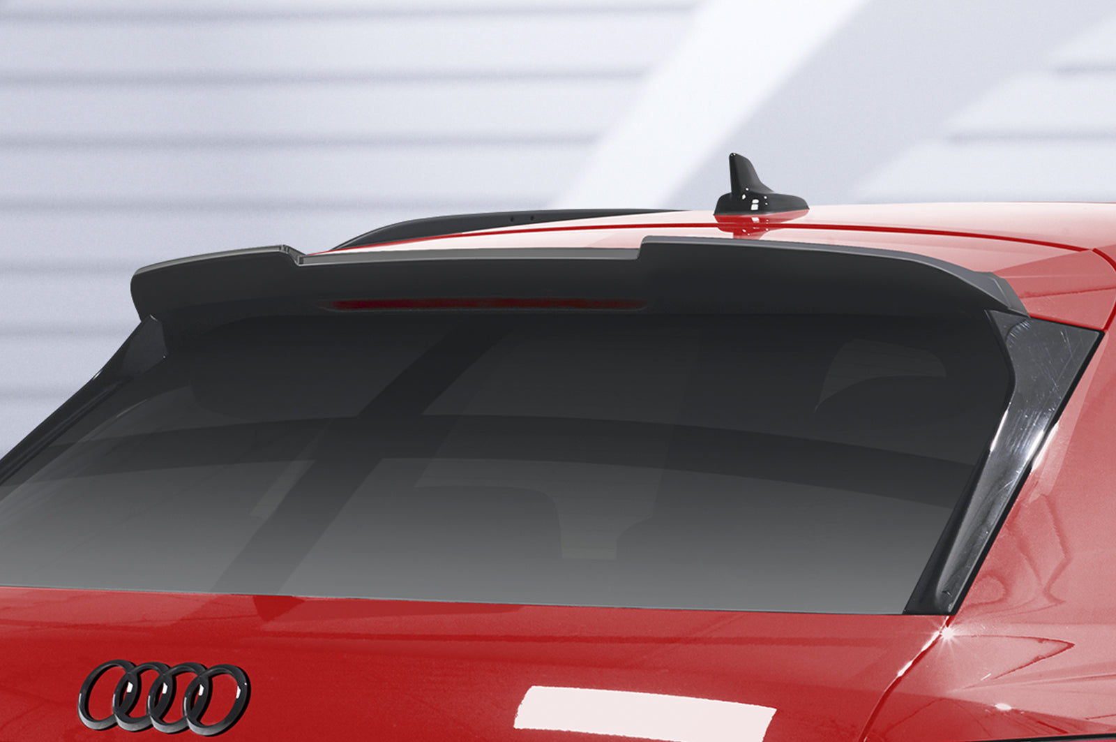 CSR Heckspoiler | Heckflügel mit ABE für Audi Q3 F3 HF930-C Carbon Look Hochglanz (keine Lackierung erforderlich)
