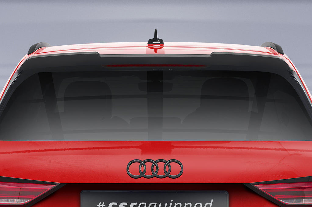 CSR Heckspoiler | Heckflügel mit ABE für Audi Q3 F3 HF930-C Carbon Look Hochglanz (keine Lackierung erforderlich)