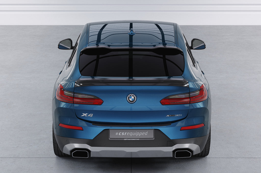 CSR Heckspoiler | Heckflügel mit ABE für BMW X4 G02 HF932-S Strukturiert schwarz matt (keine Lackierung erforderlich)