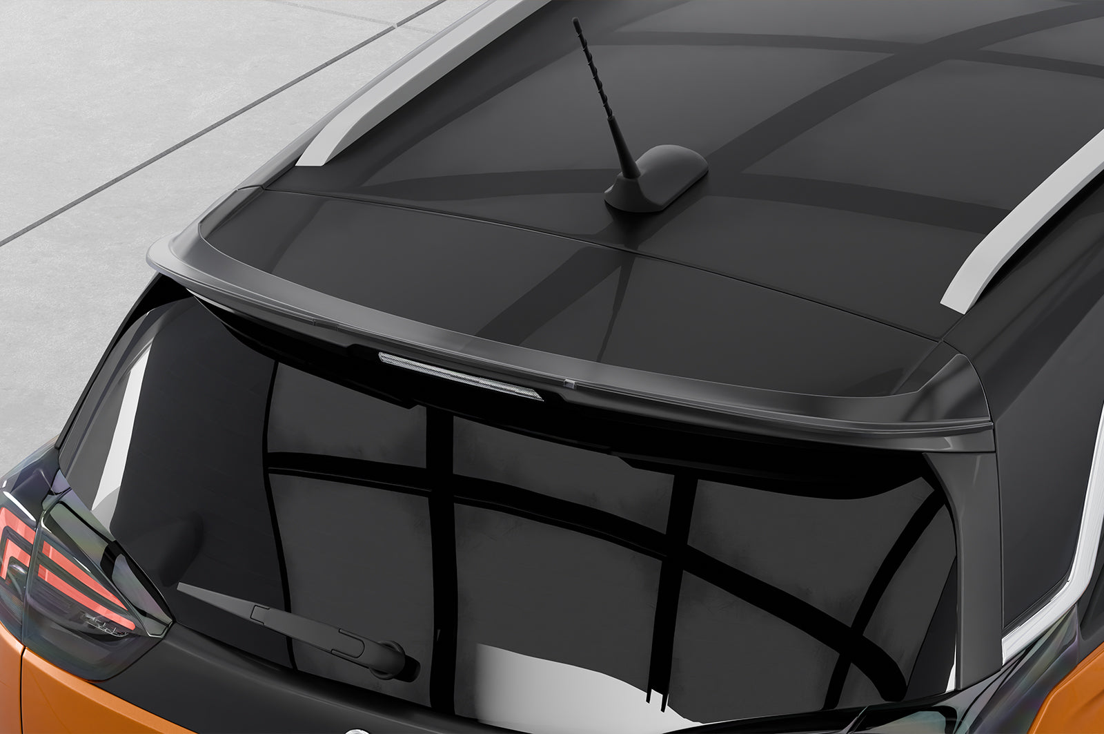 CSR Heckspoiler | Heckflügel mit ABE für Opel Crossland X / Crossland HF934-C Carbon Look Hochglanz (keine Lackierung erforderlich)