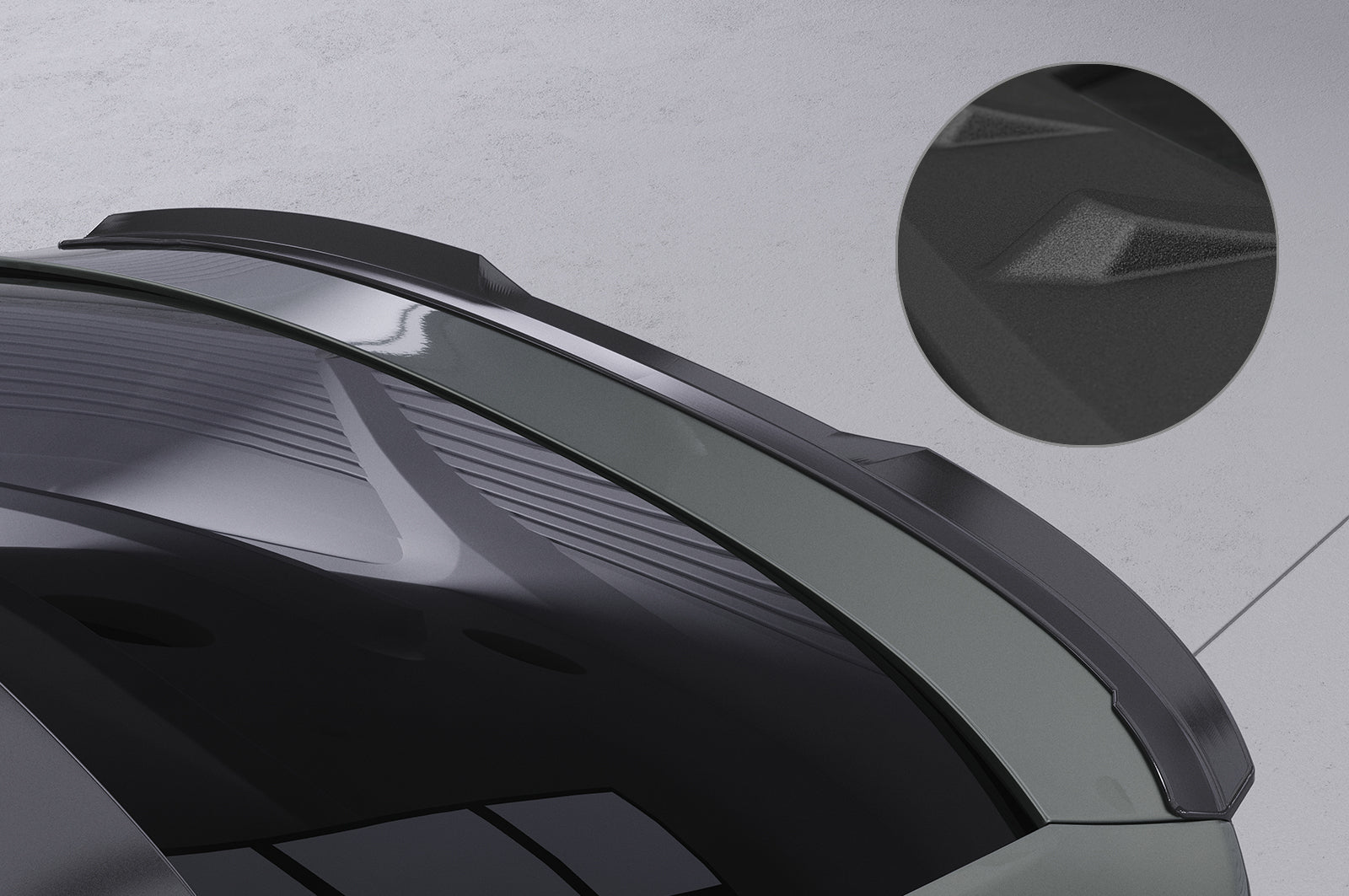 CSR Heckspoiler | Heckflügel mit ABE für BMW 6er G32 Gran Turismo HF935-S Strukturiert schwarz matt (keine Lackierung erforderlich)