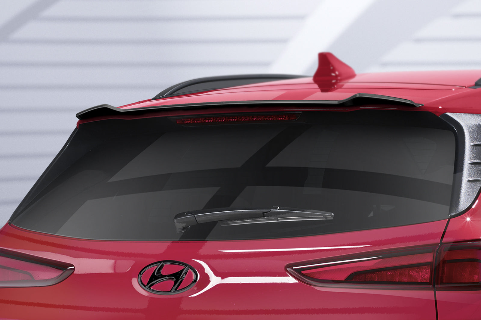 CSR Heckspoiler | Heckflügel mit ABE für Hyundai Kona HF936-L Unlackiert roh (Lackierung erforderlich)