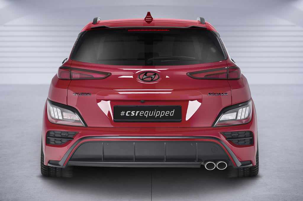 CSR Heckspoiler | Heckflügel mit ABE für Hyundai Kona HF936-C Carbon Look Hochglanz (keine Lackierung erforderlich)