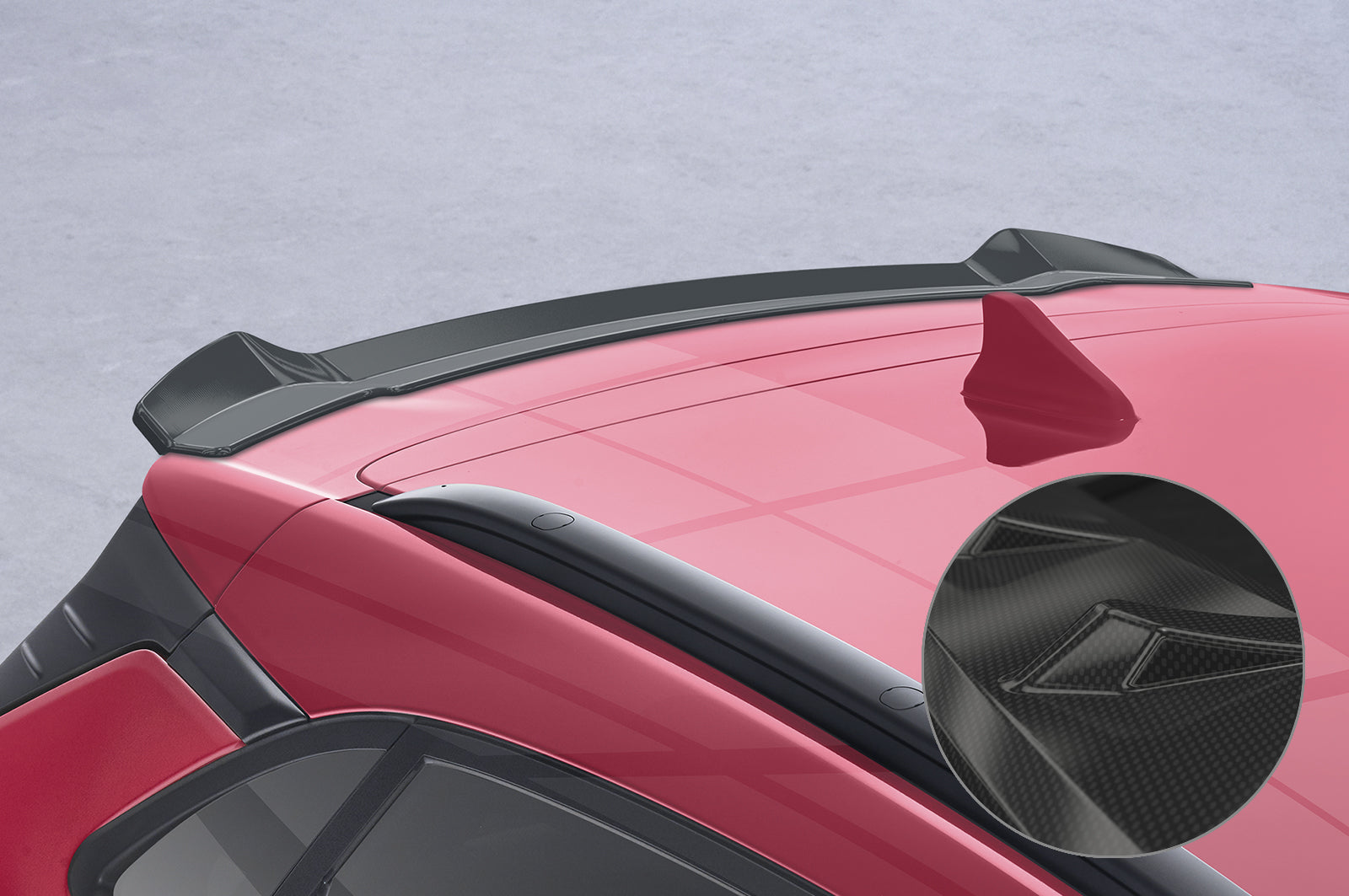 CSR Heckspoiler | Heckflügel mit ABE für Hyundai Kona HF936-C Carbon Look Hochglanz (keine Lackierung erforderlich)