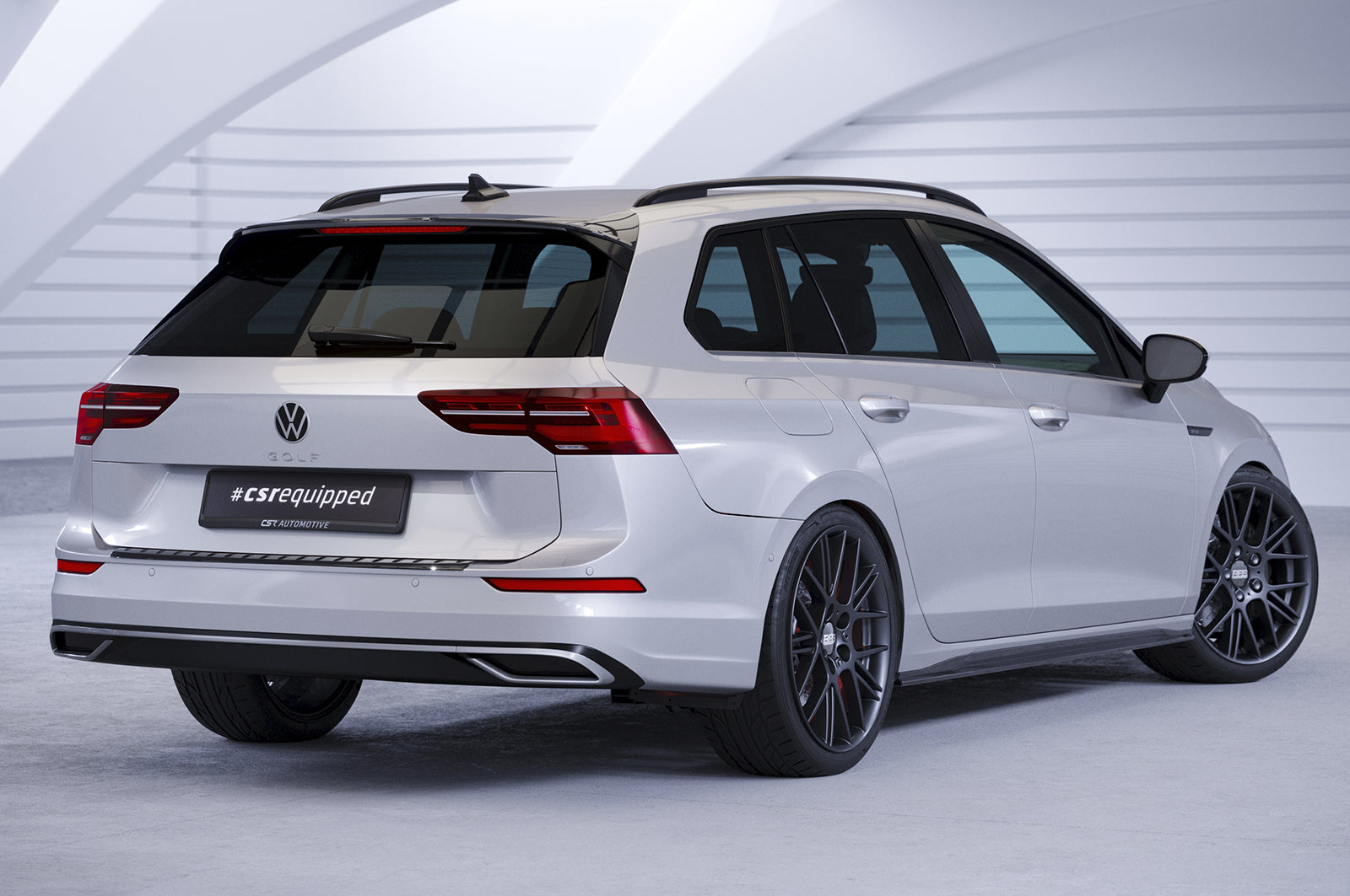 CSR Heckspoiler | Heckflügel mit ABE für VW Golf 8 (Typ CD) Variant HF942-G Glossy schwarz Hochglanz (keine Lackierung erforderlich)