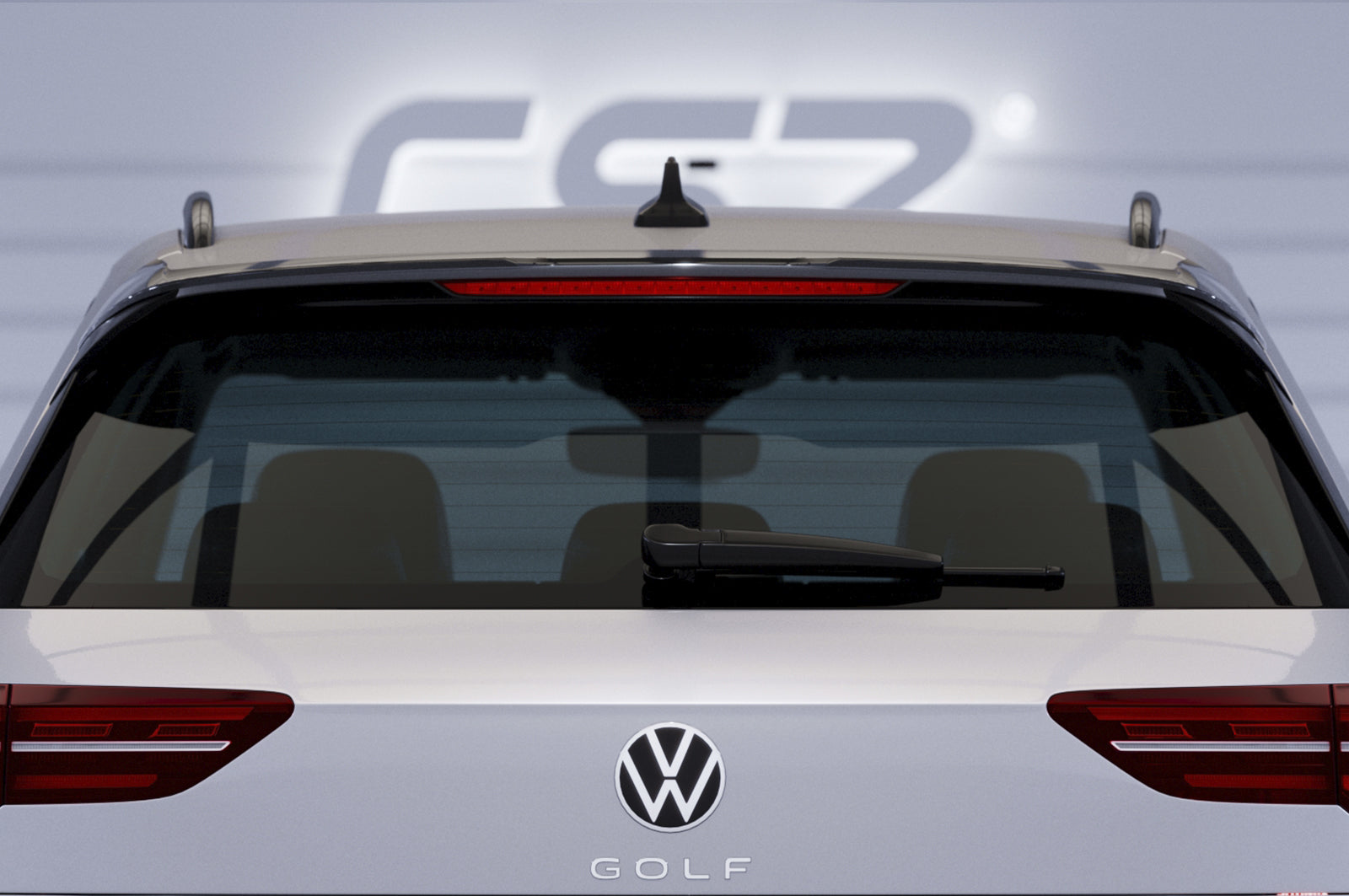 CSR Heckspoiler | Heckflügel mit ABE für VW Golf 8 (Typ CD) Variant HF942-G Glossy schwarz Hochglanz (keine Lackierung erforderlich)