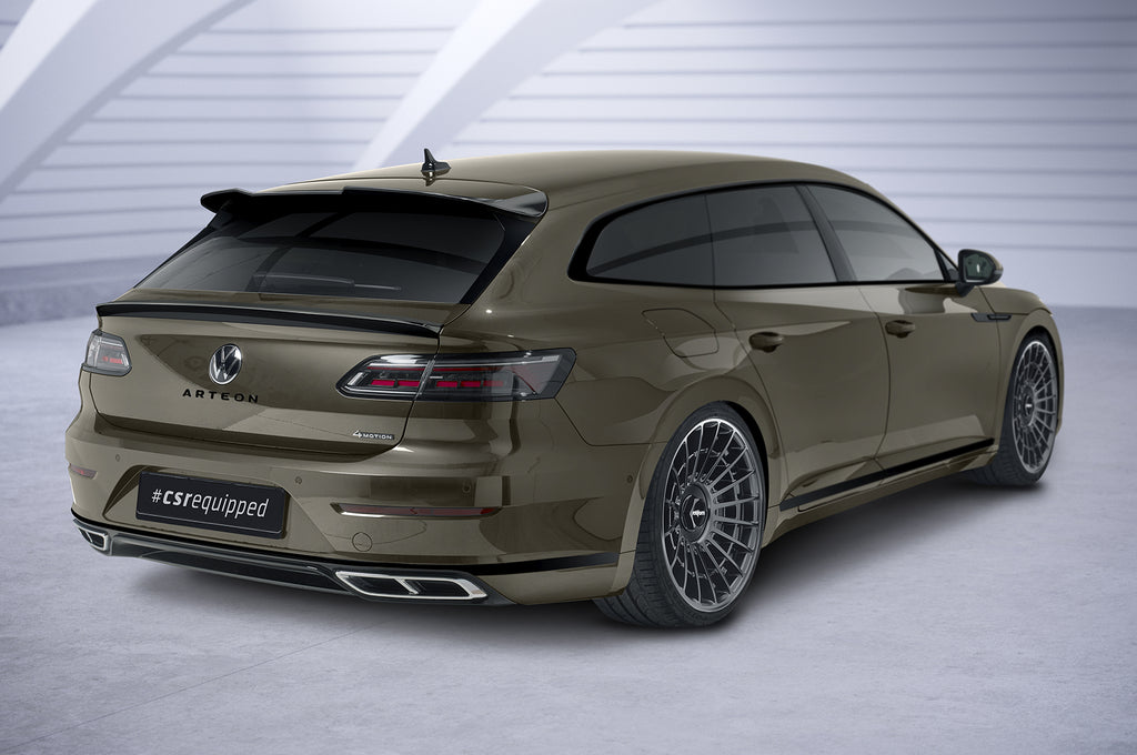 CSR Heckspoiler | Heckflügel mit ABE für VW Arteon Shooting Brake HF944-S Strukturiert schwarz matt (keine Lackierung erforderlich)