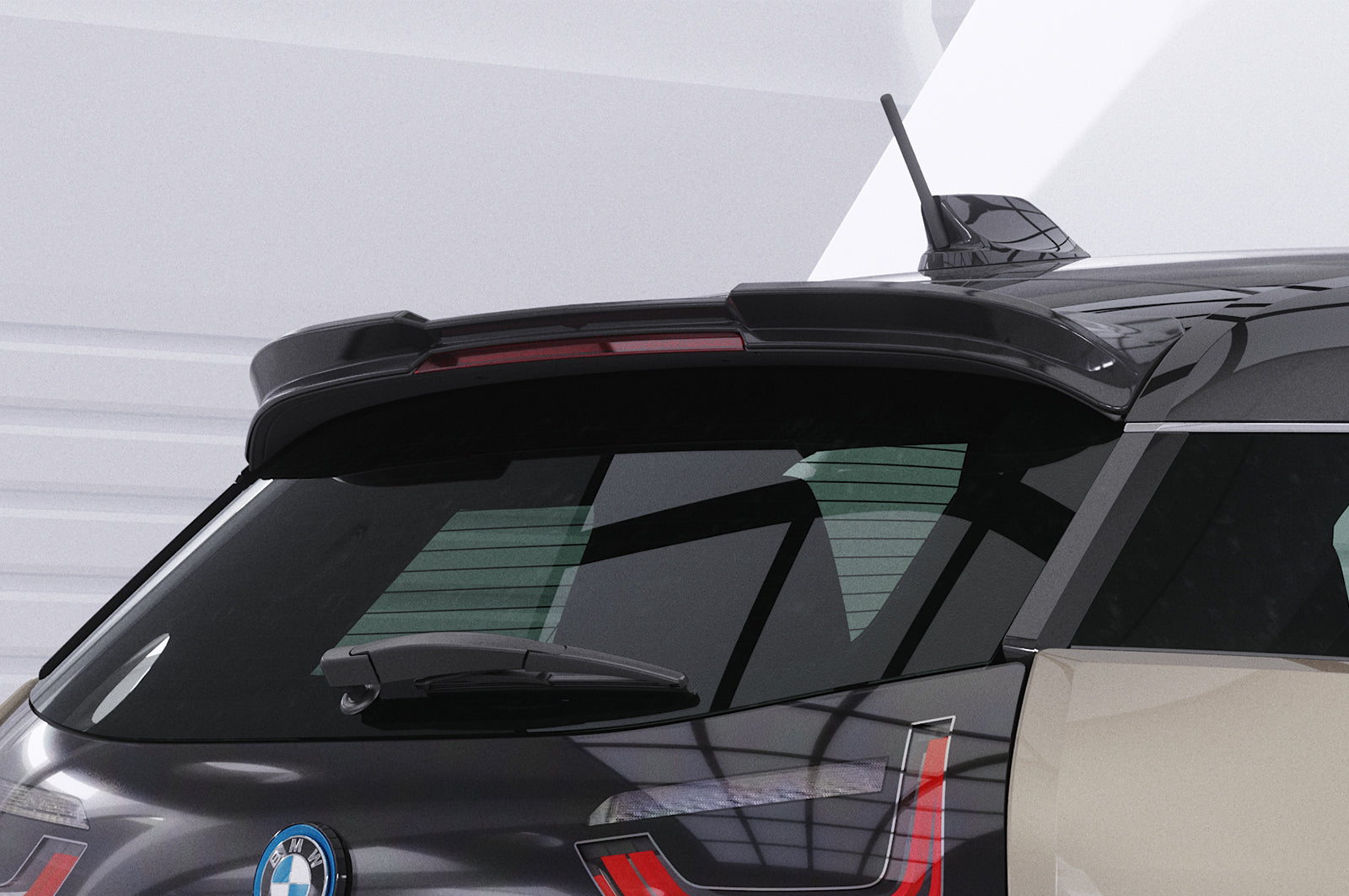 CSR Heckspoiler | Heckflügel mit ABE für BMW i3 HF945-S Strukturiert schwarz matt (keine Lackierung erforderlich)