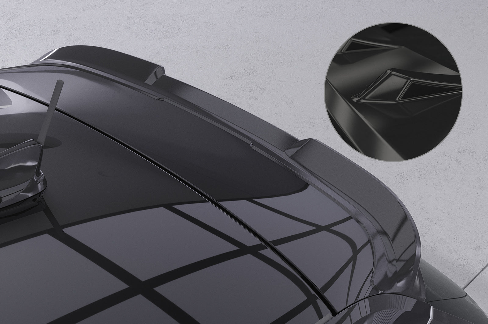 CSR Heckspoiler | Heckflügel mit ABE für BMW i3 HF945-G Glossy schwarz Hochglanz (keine Lackierung erforderlich)