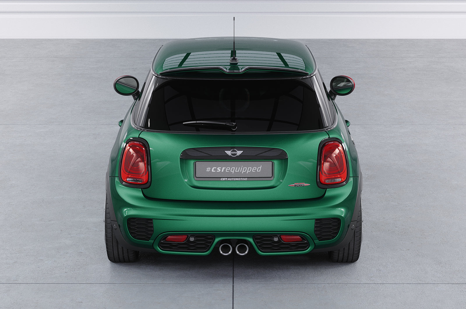CSR Heckspoiler | Heckflügel mit ABE für Mini F55 / F56 JCW / JCW-Trim HF946-L Unlackiert roh (Lackierung erforderlich)