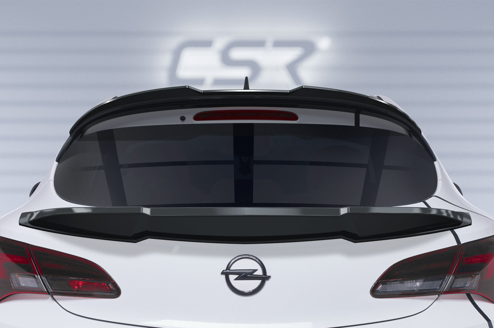 CSR Heckspoiler | Heckflügel mit ABE für Opel Astra J GTC HF951-G Glossy schwarz Hochglanz (keine Lackierung erforderlich)