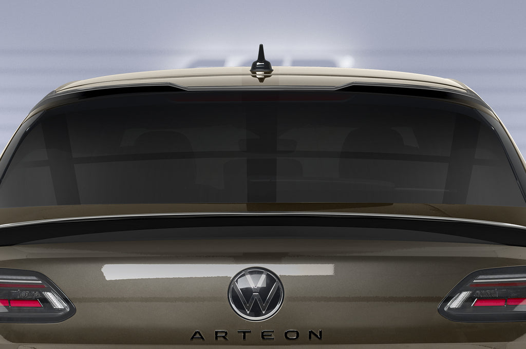 CSR Heckspoiler | Heckflügel mit ABE für VW Arteon Shooting Brake HF952-C Carbon Look Hochglanz (keine Lackierung erforderlich)