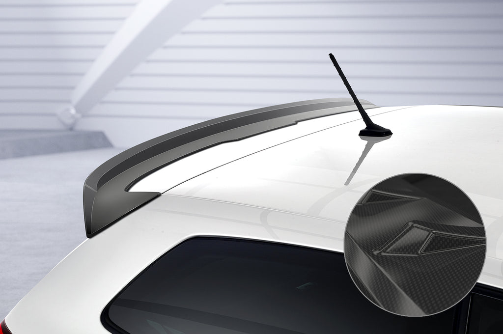 CSR Heckspoiler | Heckflügel mit ABE für VW Polo V (Typ 6C) GTI HF955-C Carbon Look Hochglanz (keine Lackierung erforderlich)