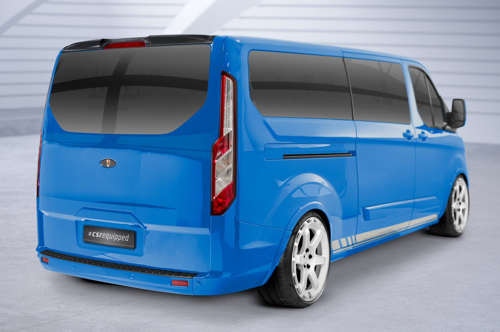 CSR Heckspoiler | Heckflügel mit ABE für Ford Tourneo Custom HF959-C Carbon Look Hochglanz (keine Lackierung erforderlich)