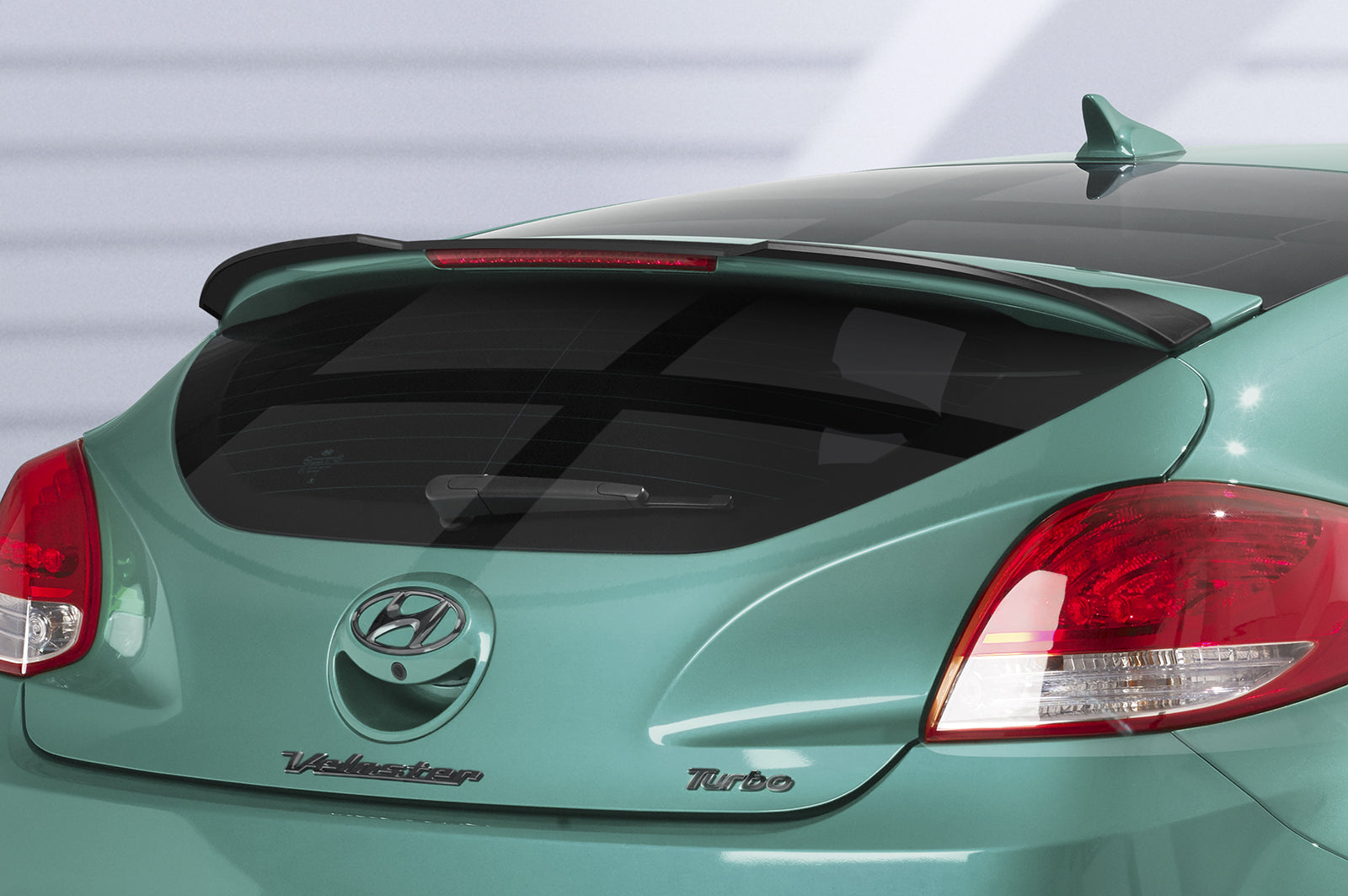CSR Heckspoiler | Heckflügel mit ABE für Hyundai Veloster MK1 Turbo HF967-C Carbon Look Hochglanz (keine Lackierung erforderlich)