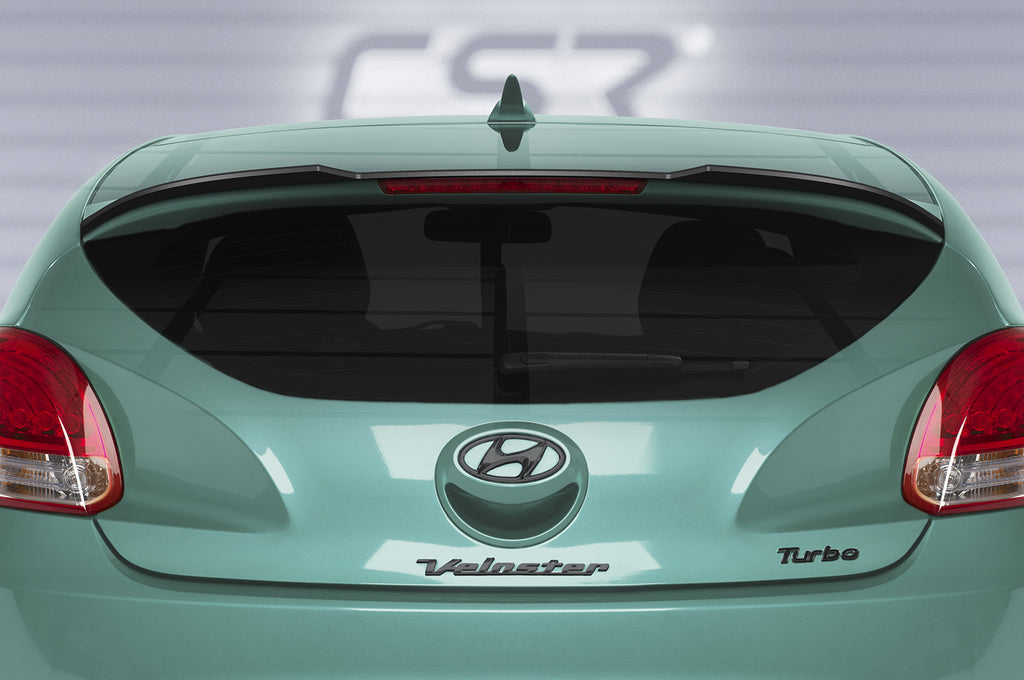 CSR Heckspoiler | Heckflügel mit ABE für Hyundai Veloster MK1 Turbo HF967-C Carbon Look Hochglanz (keine Lackierung erforderlich)