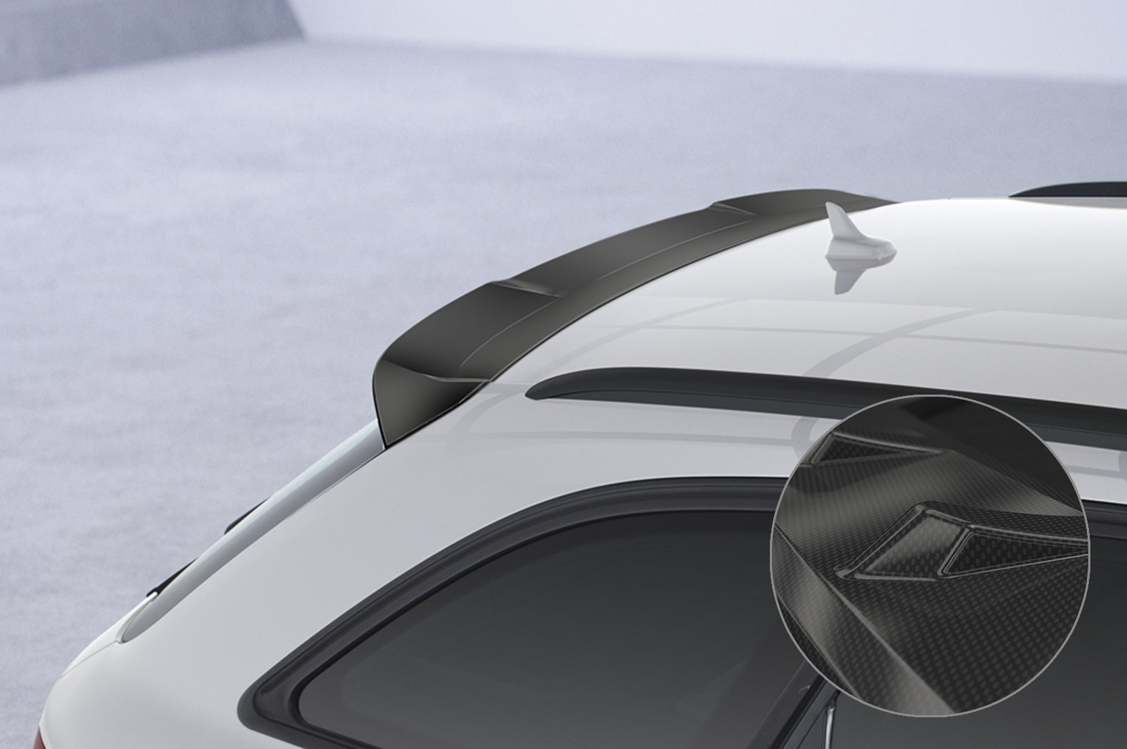 CSR Heckspoiler | Heckflügel mit ABE für Audi A4 B8 (Typ 8K) Avant HF968-C Carbon Look Hochglanz (keine Lackierung erforderlich)