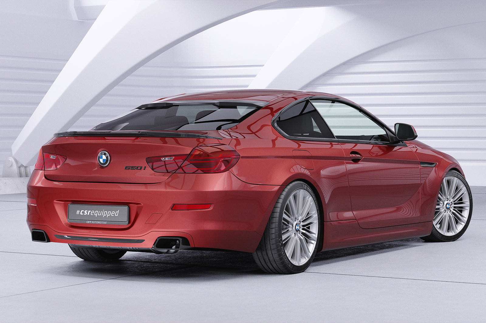 CSR Heckspoiler | Heckflügel mit ABE für BMW 6er F12 / F13 HF969-C Carbon Look Hochglanz (keine Lackierung erforderlich)