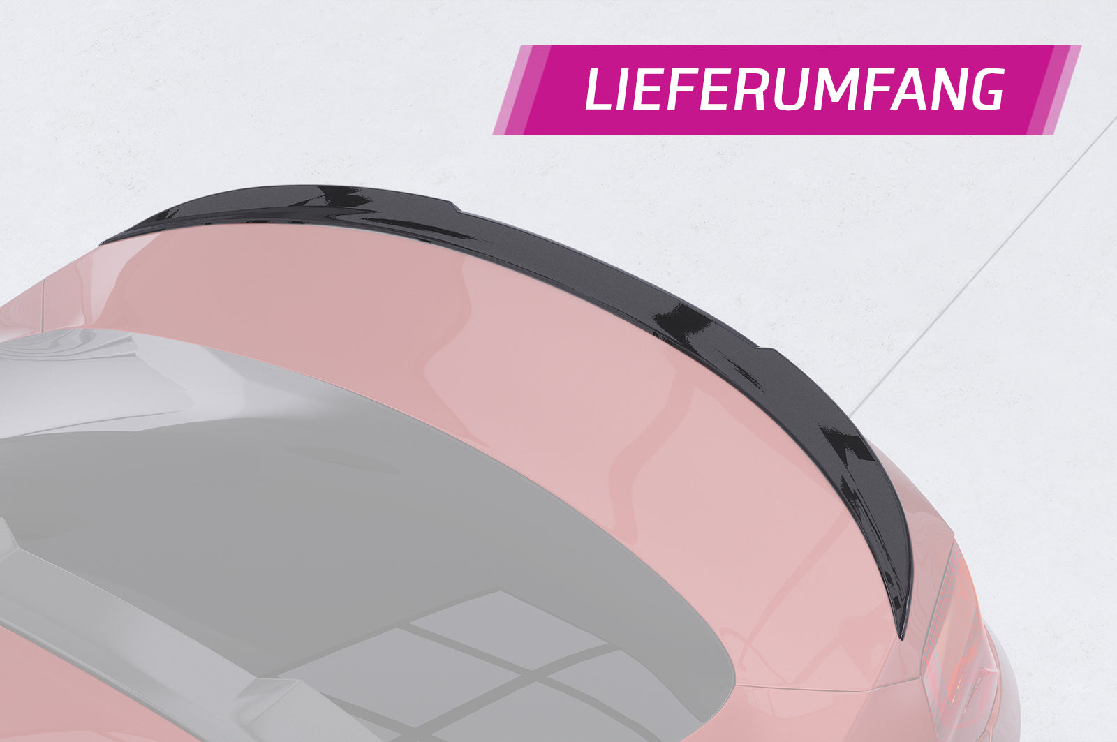 CSR Heckspoiler | Heckflügel mit ABE für BMW 6er F12 / F13 HF969-L Unlackiert roh (Lackierung erforderlich)