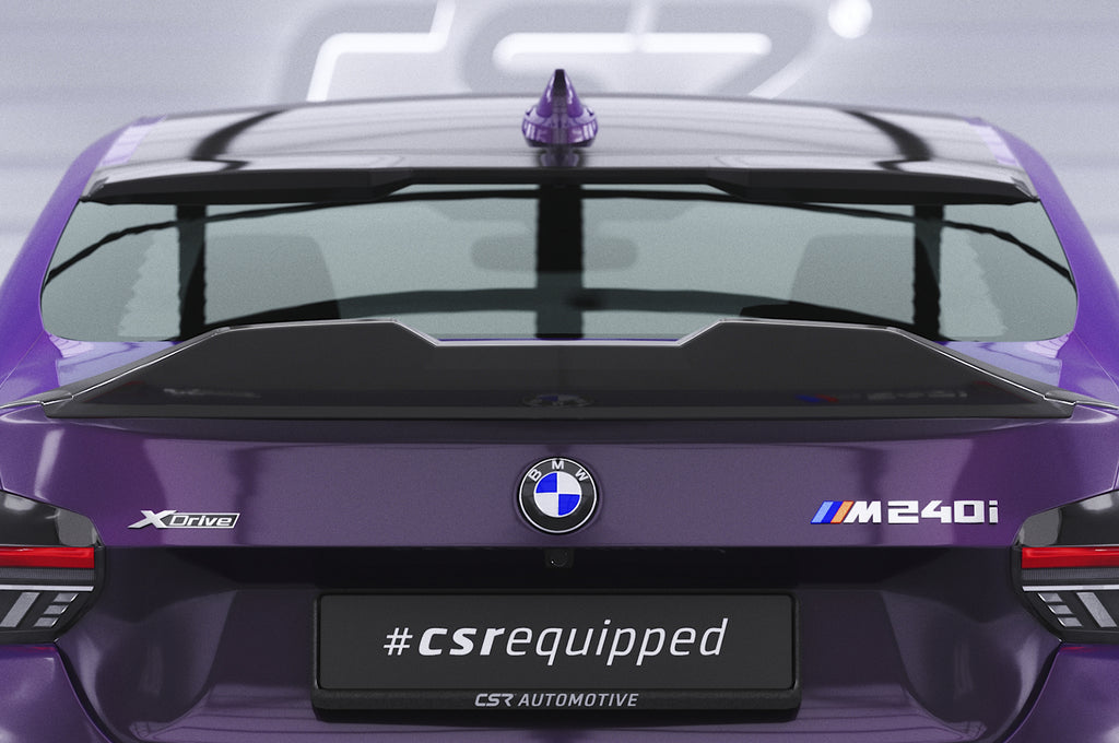 CSR Heckspoiler | Heckflügel mit ABE für BMW 2er G42 HF970-G Glossy schwarz Hochglanz (keine Lackierung erforderlich)