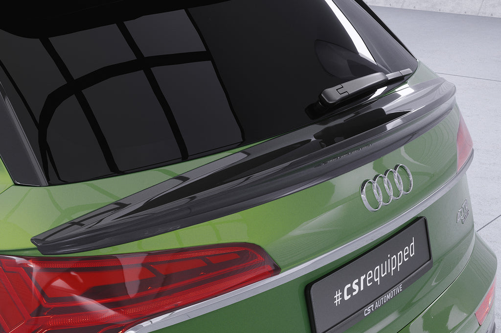 CSR Heckspoiler | Heckflügel mit ABE für Audi Q5 (FY) HF973-L Unlackiert roh (Lackierung erforderlich)