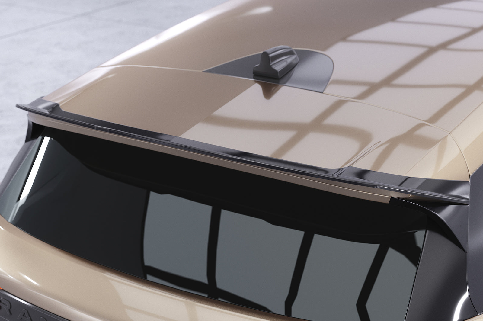 CSR Heckspoiler | Heckflügel mit ABE für Land Rover Range Rover Evoque (L551) HF975-G Glossy schwarz Hochglanz (keine Lackierung erforderlich)