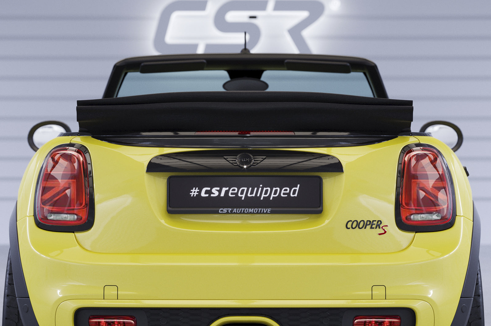 CSR Heckspoiler | Heckflügel mit ABE für Mini F57 HF976-G Glossy schwarz Hochglanz (keine Lackierung erforderlich)