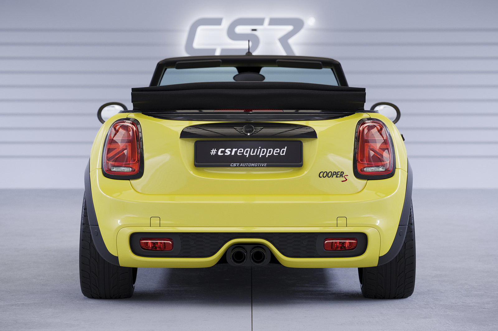CSR Heckspoiler | Heckflügel mit ABE für Mini F57 HF976-G Glossy schwarz Hochglanz (keine Lackierung erforderlich)