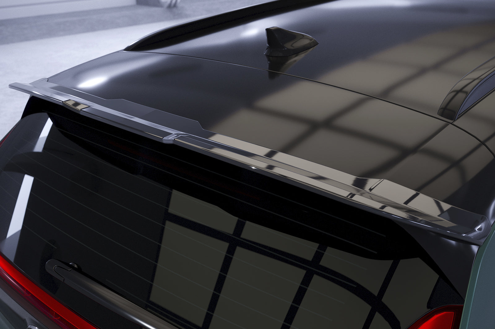 CSR Heckspoiler | Heckflügel mit ABE für Hyundai Bayon HF982-C Carbon Look Hochglanz (keine Lackierung erforderlich)