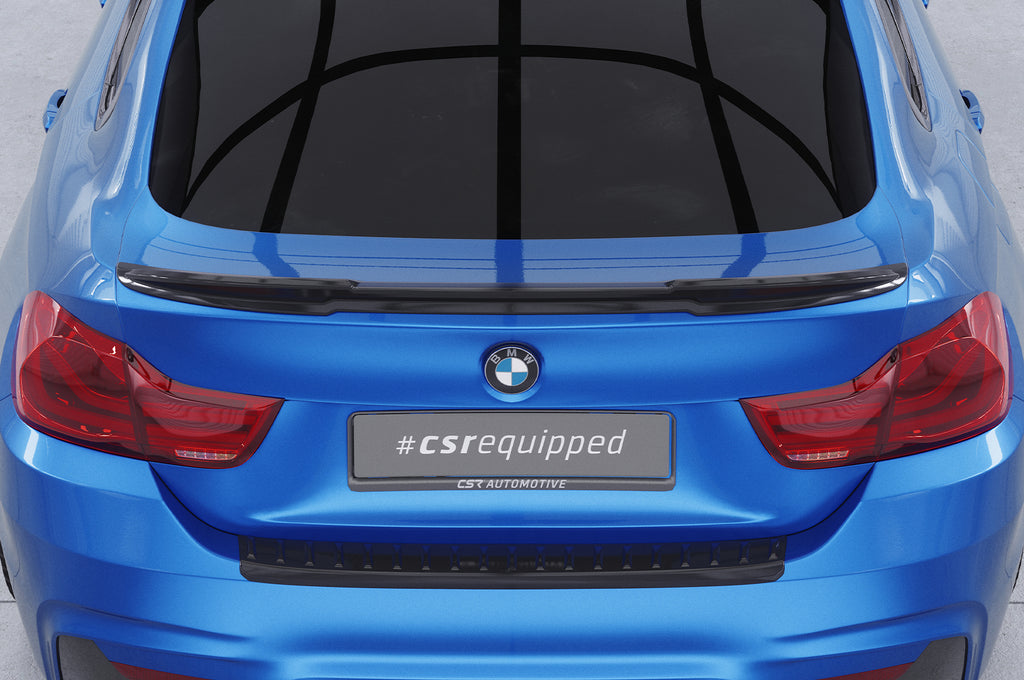 CSR Heckspoiler | Heckflügel mit ABE für BMW 4er F36 Gran Coupe HF984-C Carbon Look Hochglanz (keine Lackierung erforderlich)