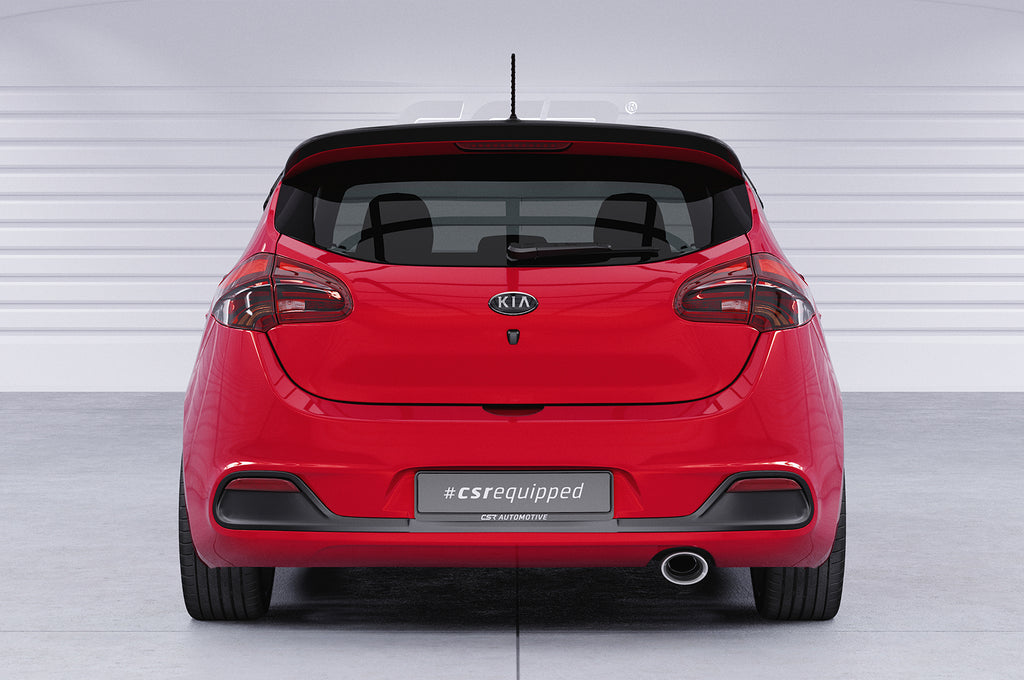 CSR Heckspoiler | Heckflügel mit ABE für Kia Ceed (JD) HF988-S Strukturiert schwarz matt (keine Lackierung erforderlich)