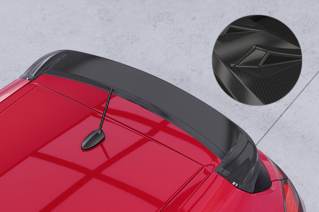 CSR Heckspoiler | Heckflügel mit ABE für Kia Ceed (JD) HF988-C Carbon Look Hochglanz (keine Lackierung erforderlich)