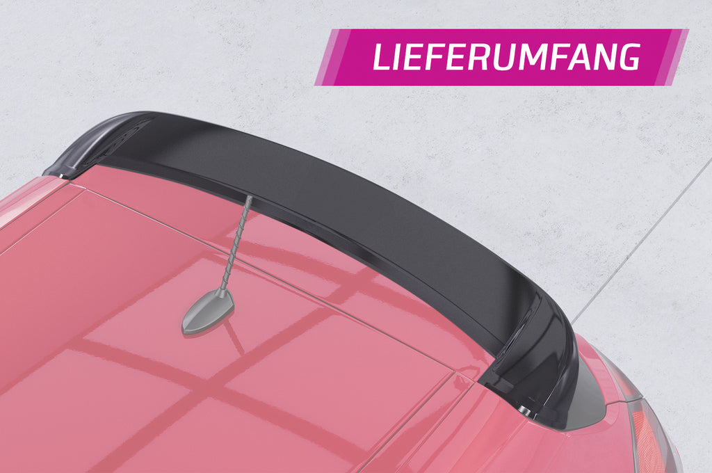 CSR Heckspoiler | Heckflügel mit ABE für Kia Ceed (JD) HF988-C Carbon Look Hochglanz (keine Lackierung erforderlich)