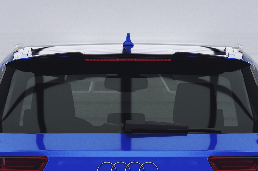 CSR Heckspoiler | Heckflügel mit ABE für Audi Q7 / SQ7 (4M) HF991-S Strukturiert schwarz matt (keine Lackierung erforderlich)